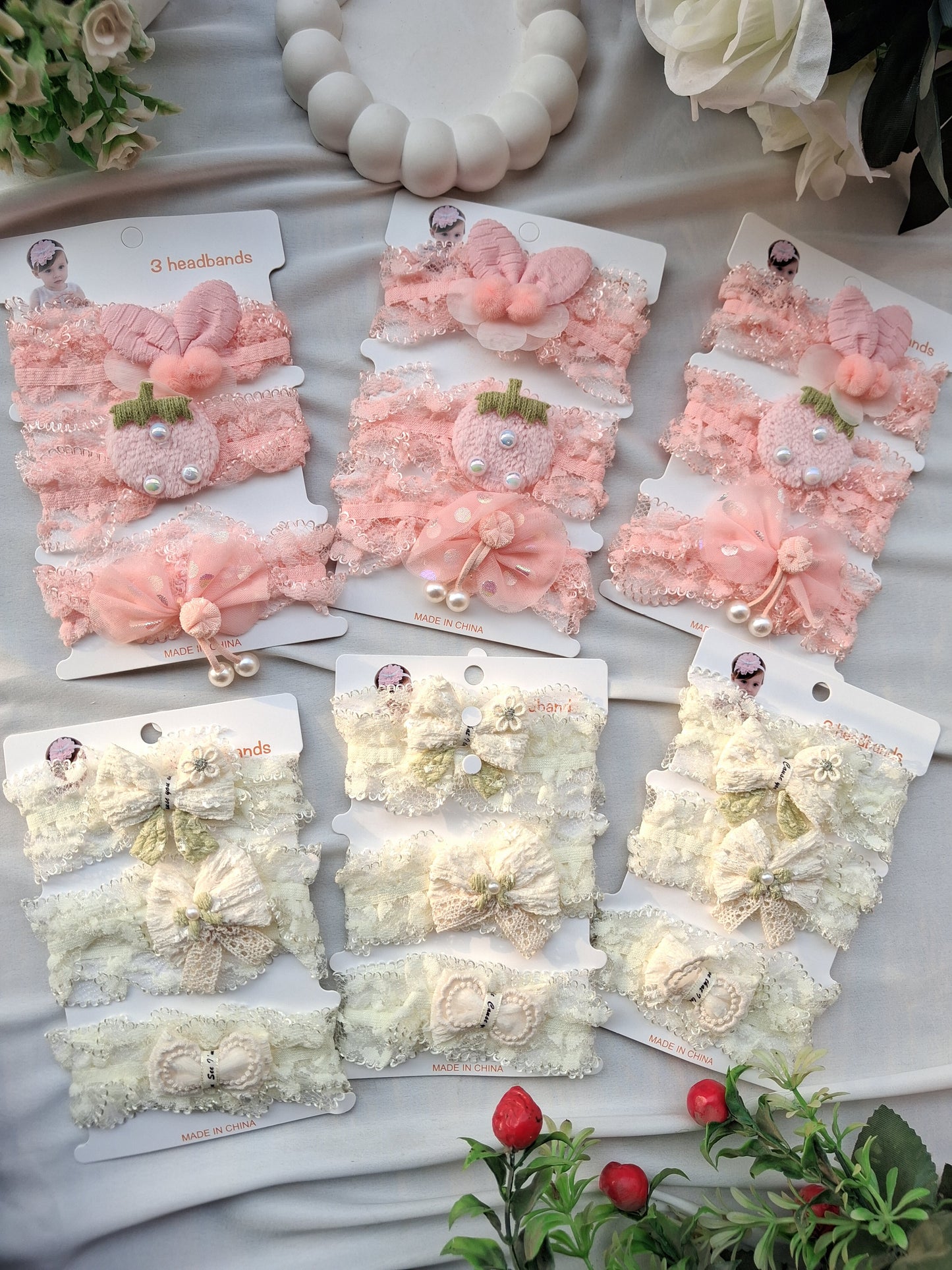 Kids headbands (pack of 3pcs)
